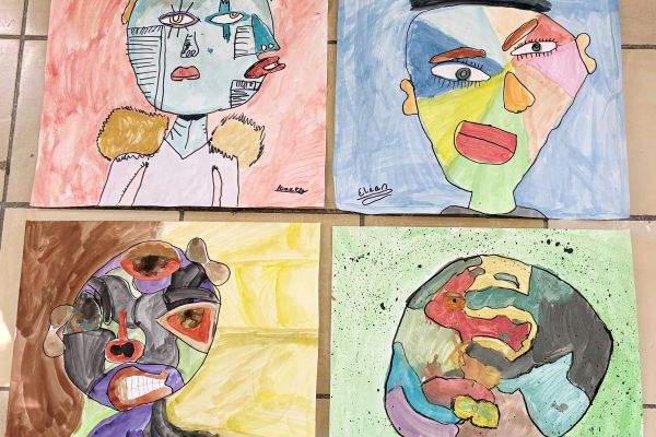 Gesichter nach Picasso